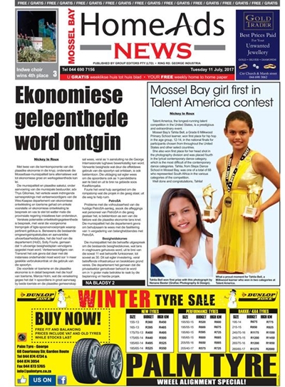 Today's Mossel Bay Home Ads News
