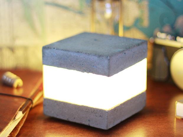 Make a concrete LED cube lamp | Knysna-Plett Herald