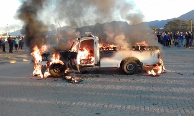 Protest action in Thembalethu