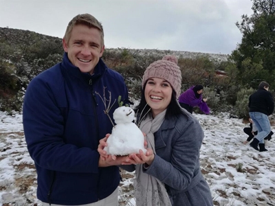 Sneeu op die Swartberge