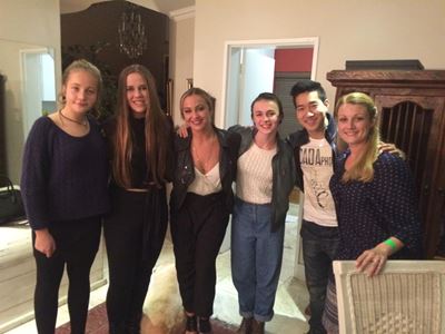 Dance students rub shoulders with dancing stars