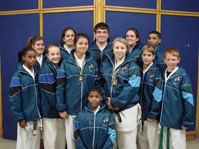 Karatekas blink uit