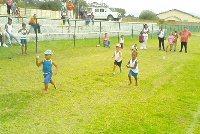 Kleuterskool maak sports