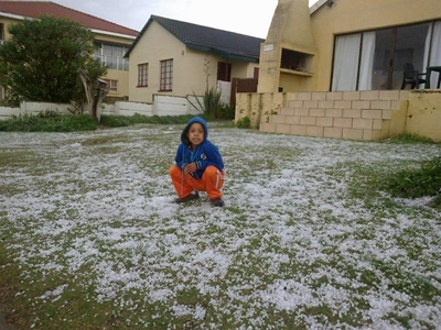 Strange weather hits George