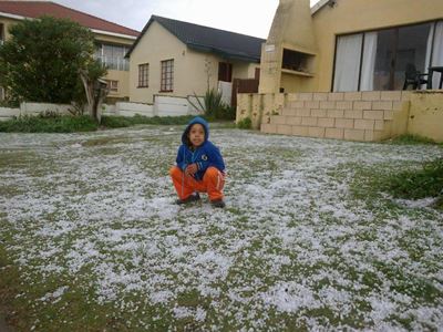 Strange weather hits George