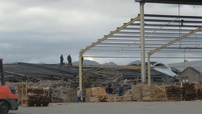 Opvolg: Brand in industriële gebied