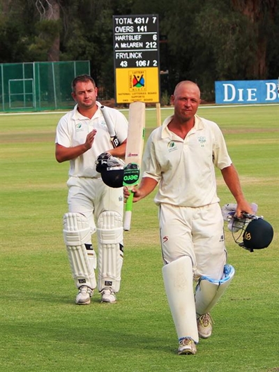 McLaren in his 100th first class match