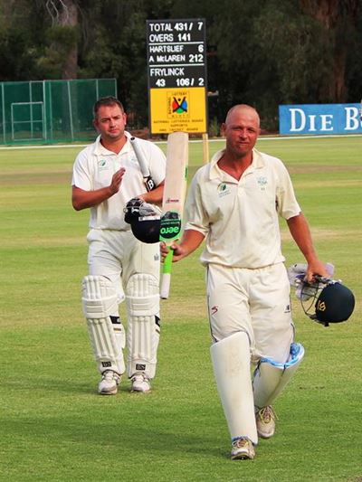 McLaren in his 100th first class match