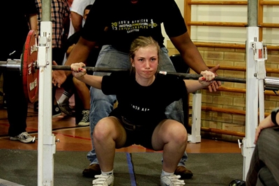 Four powerlifting records for Anneke