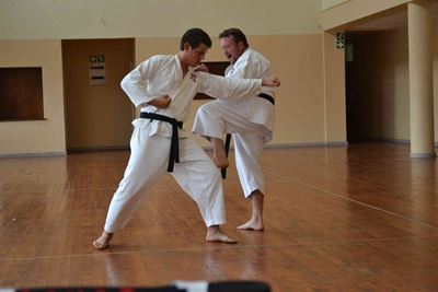 Local karateka tested