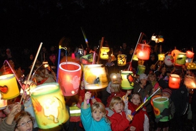 Rotary lights lanterns for hope