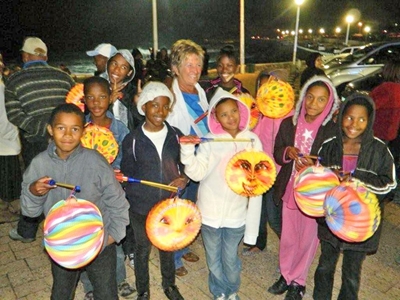 Rotary lantern march on 3 October