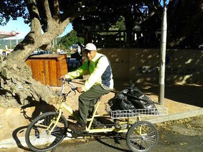 Met fiets op patrollie deur Wilderness