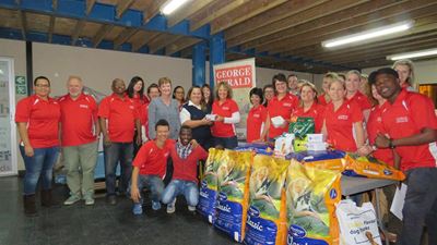 George Herald donates to SPCA