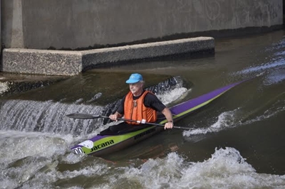 Visrivier wag op roeiers na hulle Bergrivier oorwin
