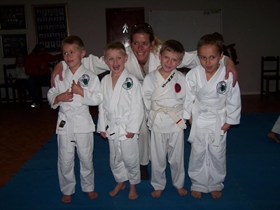 First judo yellow belts