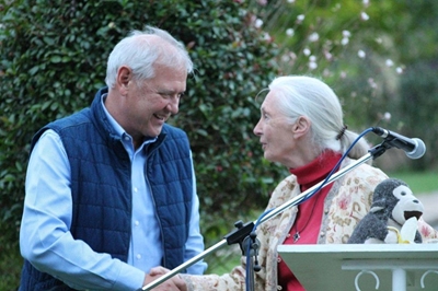 Jane Goodall visits George