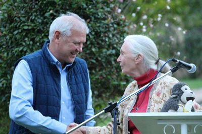 Jane Goodall visits George
