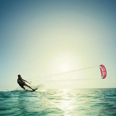 World champion kite boarders in Witsand