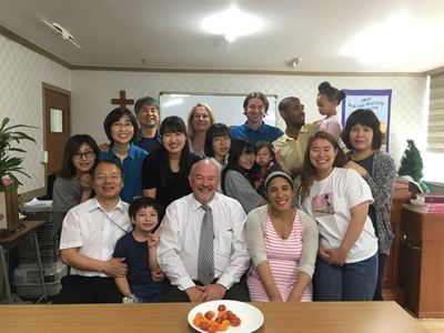 George couple enjoy life in Korea