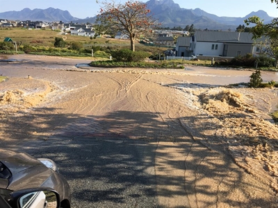Blanco without water after pipe bursts
