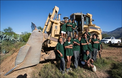 Evergreens se rugbyveld kry gestalte