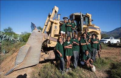 Evergreens se rugbyveld kry gestalte