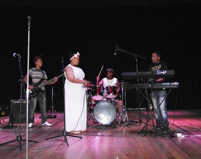 Engelstemme tydens Gospelvertoning