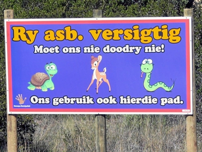 Opvolg: Kennisgewingbord trek aandag