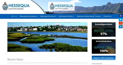 Hessequa spog met nuwe webtuiste