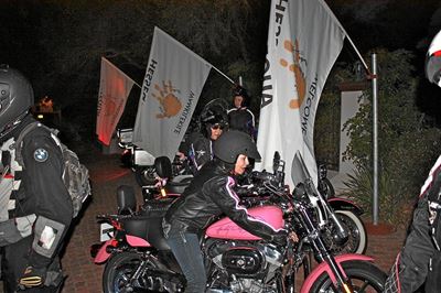 Met Harleys op die langpad vir kanker