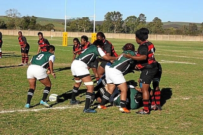 1ste vroue rugbywedstryd in Hessequa