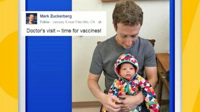 Zuckerberg plaas klem op inenting