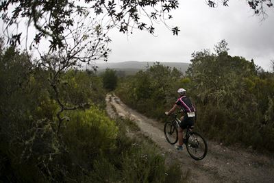 Athletes brave weather at new triathlon