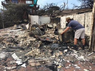 Guesthouse destroyed in Knysna fires