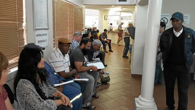 Expect to queue for your vehicle licence