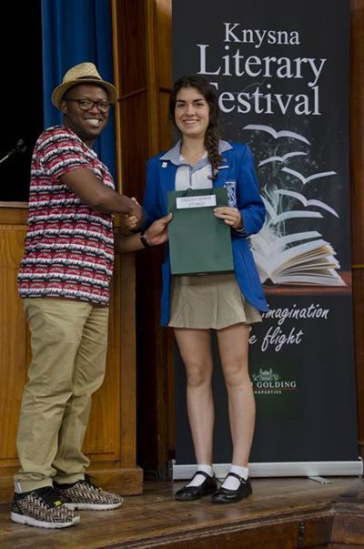 Budding English writers awarded