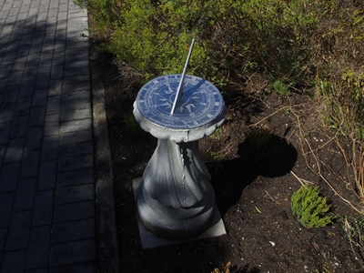 New sundial for Steenbok reserve