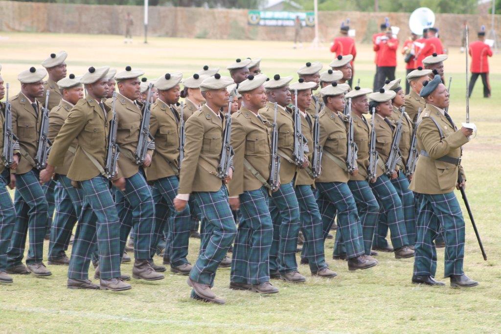 Infantry Parade Oudtshoorn Courant