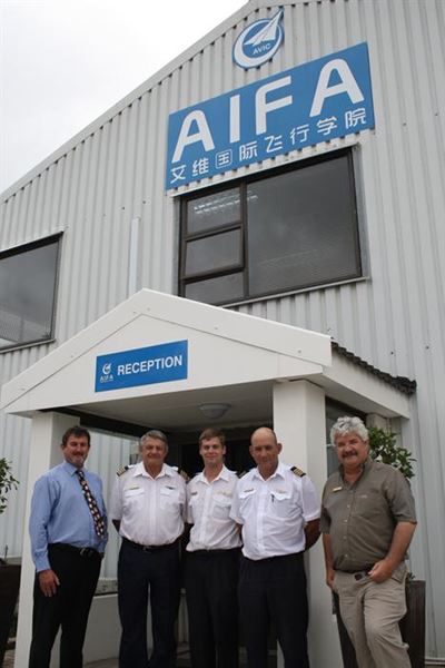 Local flight training academy soars