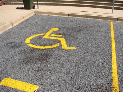 Vehicle stickers and disabled parking