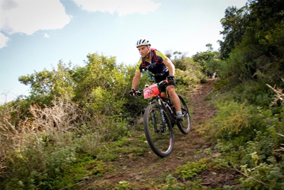 Speke fluit in bergfietsuitdaging
