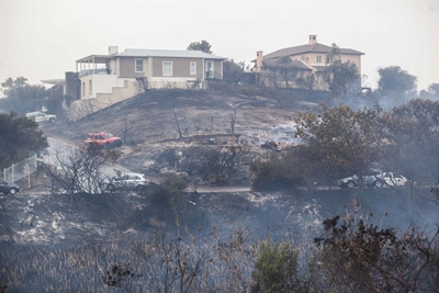 Plett families flee from 'running flames'