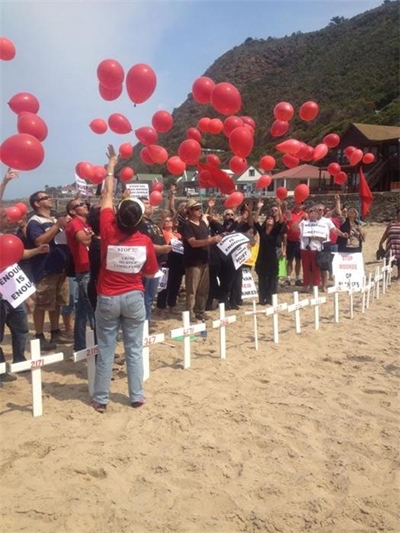 Red October protest in George