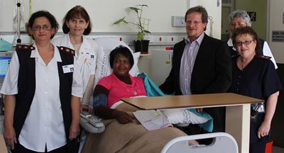 Ministerial visit for award-winning team