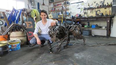 Young sculptor's art in high demand