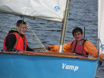 Racing at Island Lake