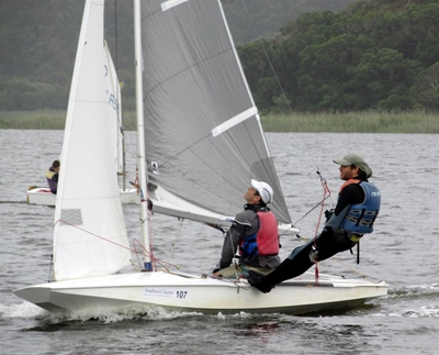 Sunday sailing at Island Lake