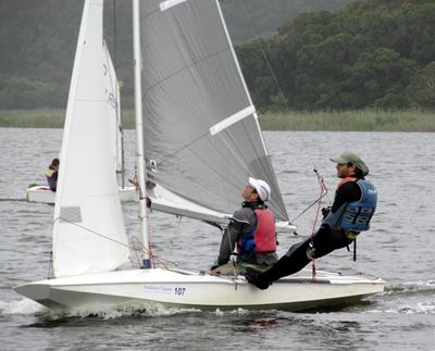 Sunday sailing at Island Lake