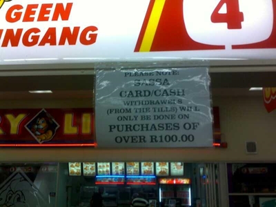 Shoprite embarrassed over sign